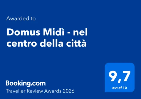 Premio digitale Traveler Review Awards 2026 di Booking.com assegnato a Domus Midì